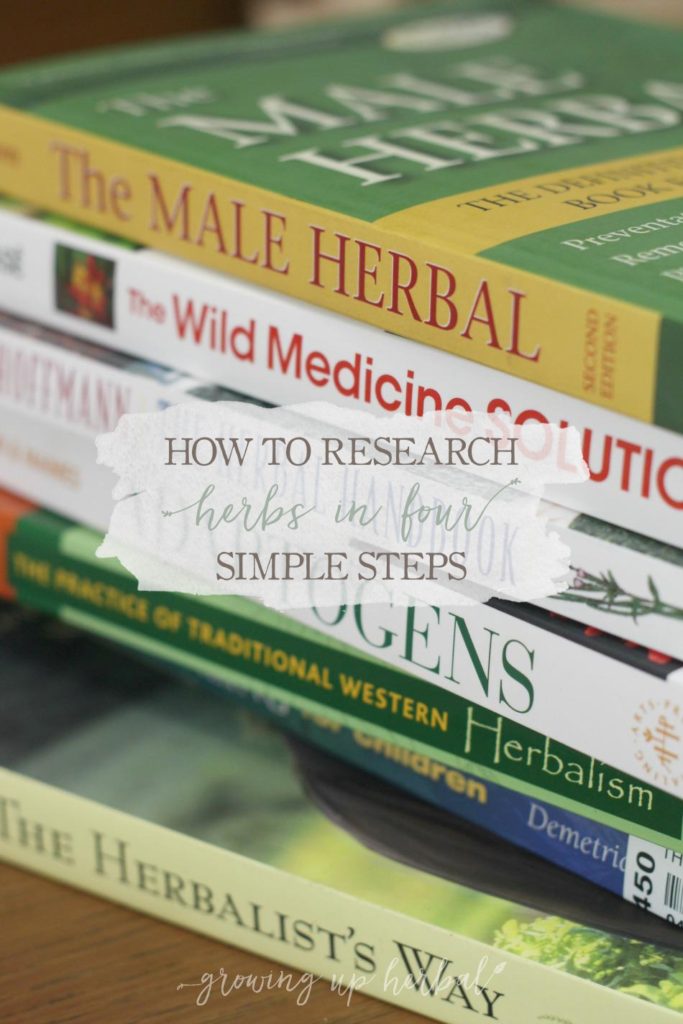 How To Research Herbs In Four Simple Steps | Growing Up Herbal | Learn how to find the herbal information you're looking for in four simple steps.