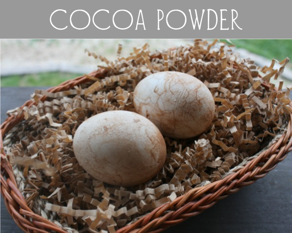 cocoa powder eggs