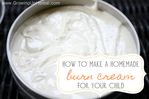 How To Make A Homemade Burn Cream For Your Child | GrowingUpHerbal.com