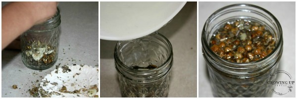 Homemade Herbal "Neosporin" Coconut Oil Salve | GrowingUpHerbal.com | A DIY "Neosporin" like salve for all your kids cuts, scratches, and scrapes!
