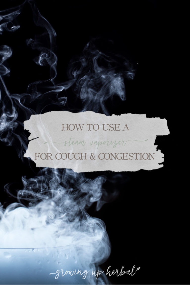 How To Use A Steam Vaporizer For Cough And Congestion