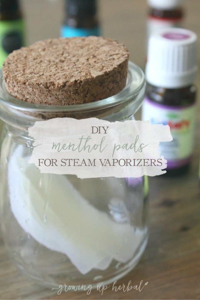 DIY Menthol Pads For Steam Vaporizers | Growing Up Herbal | Support your child's respiratory system during colds with these DIY menthol vapor pads!