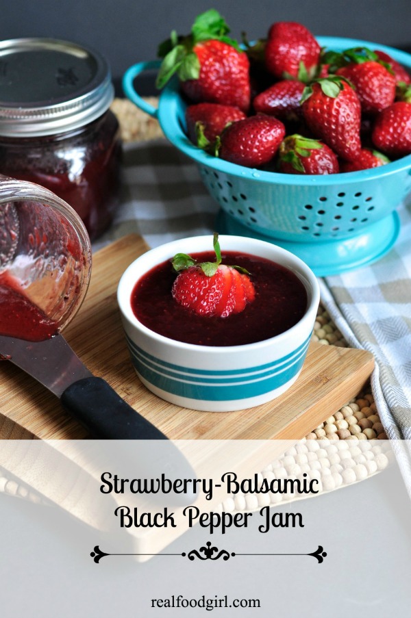 Things I Love - March | GrowingUpHerbal.com - Delicious, not your everyday, strawberry balsamic black pepper jam. So good!