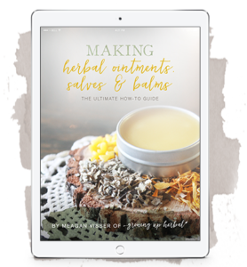 Making Herbal Ointments, Salves, and Balms: The Ultimate How-To Guide | by Meagan Visser of Growing Up Herbal