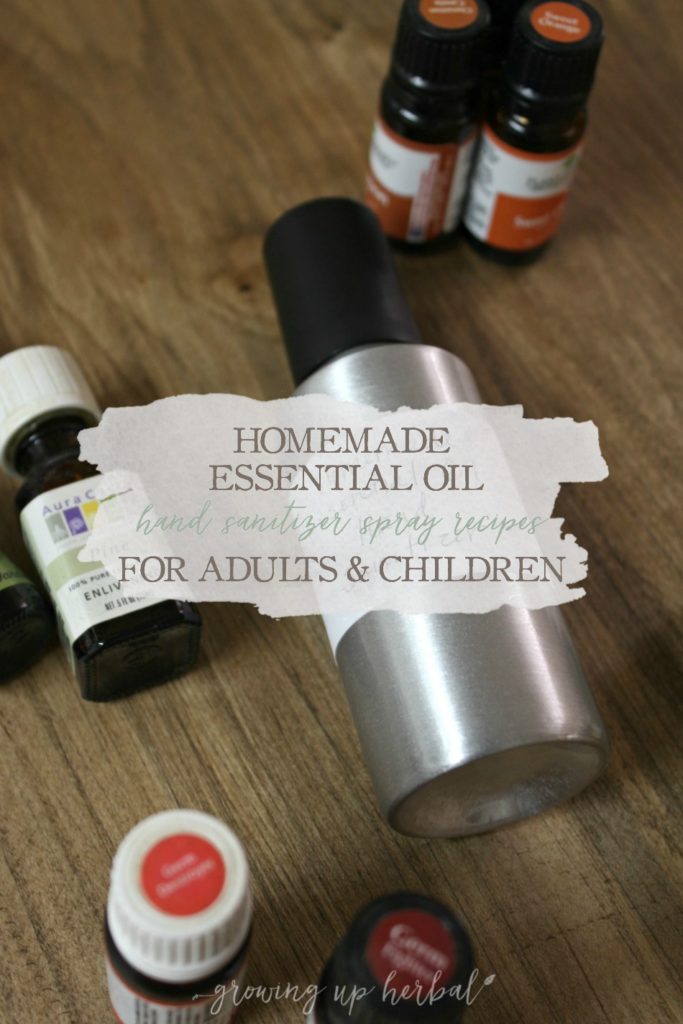 Homemade Essential Oil Hand Sanitizer Recipes For Adults & Children