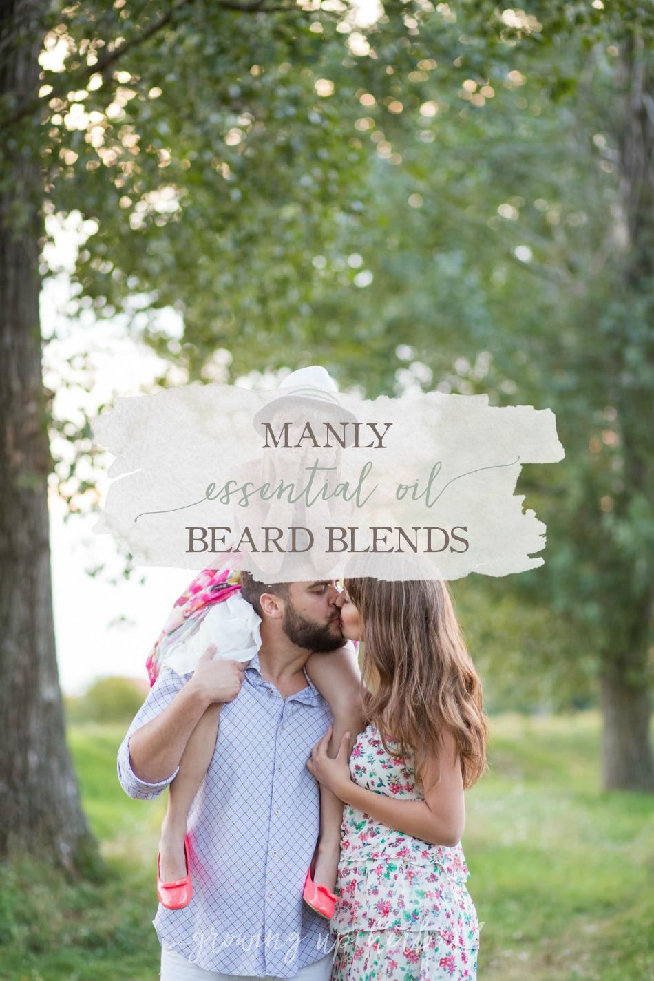 Manly Essential Oil Beard Blends | Growing Up Herbal | Today I'm sharing 2 manly essential oil beard blends that husbands, wives, and the kids will love!
