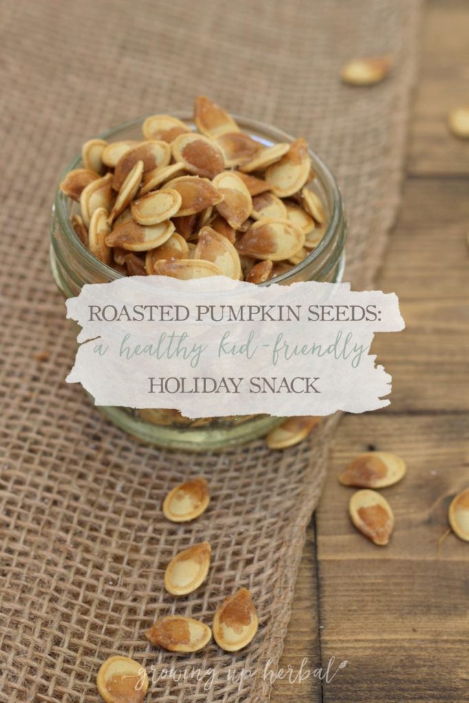 Roasted Pumpkin Seed Spice Blends | Growing Up Herbal | 4 ways to season your holiday pumpkin seeds.