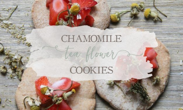 Chamomile Flower Tea Cookies | Growing Up Herbal | Delicious little chamomile infused tea cookies. A perfect companion to hot chamomile tea!