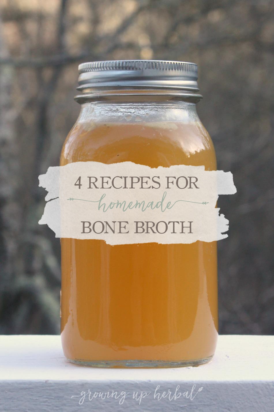 4 Recipes for Homemade Bone Broth | Growing Up Herbal | Help your kids enjoy their food more with homemade bone broth!