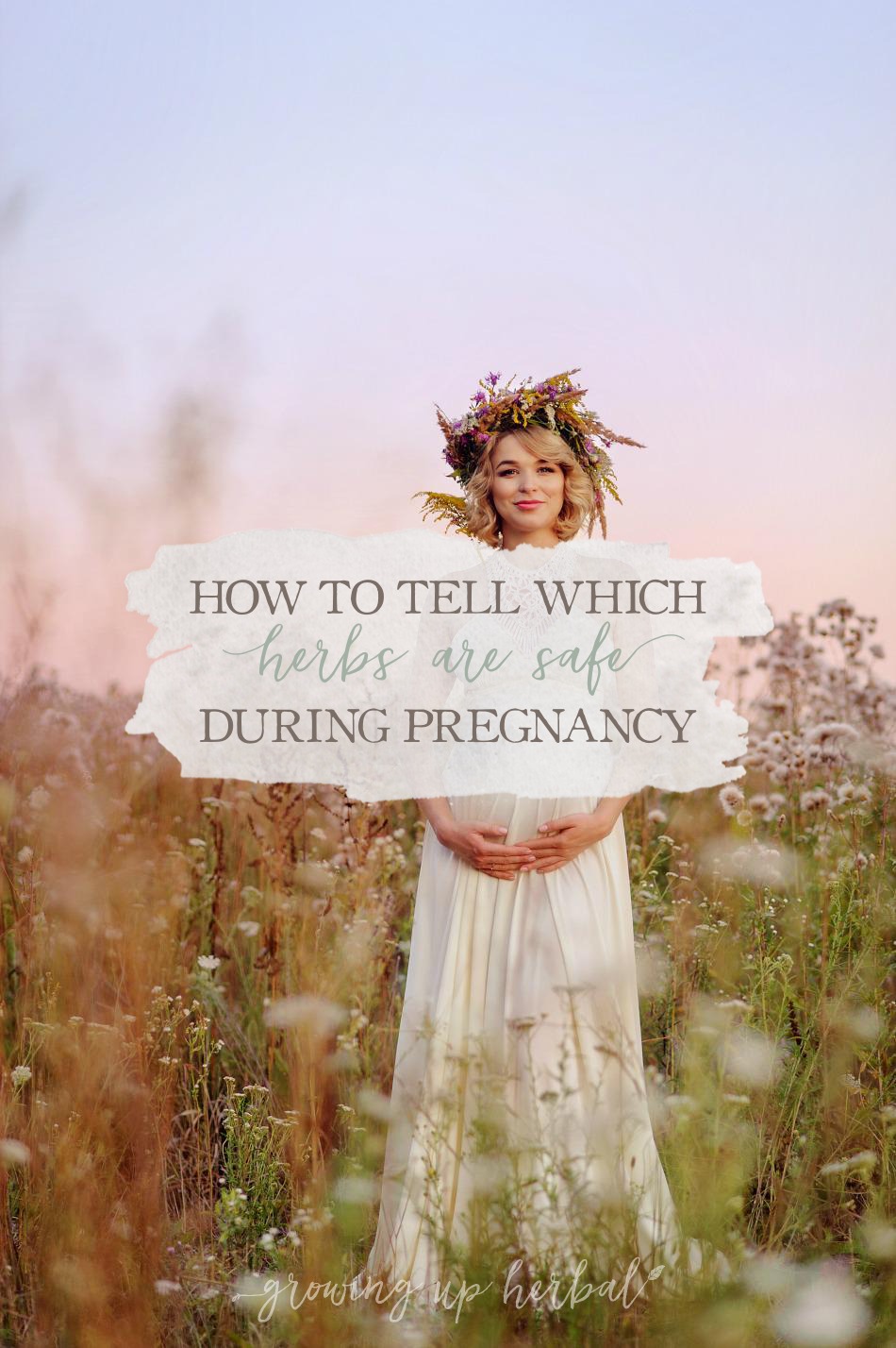 How To Tell Which Herbs Are Safe During Pregnancy (And Which Aren't) | Growing Up Herbal | Pregnant? Are you wondering how to tell which herbs are safe during pregnancy (and which aren't)?