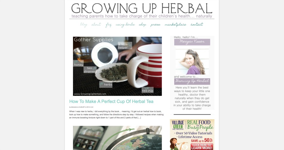 Why I'm Taking A Holiday Blogging Break (+ A Sneak Peek At My New Website) | Growing Up Herbal | Come see Growing Up Herbal's different website looks over the last four years (and get a sneak peek at the upcoming design too)!