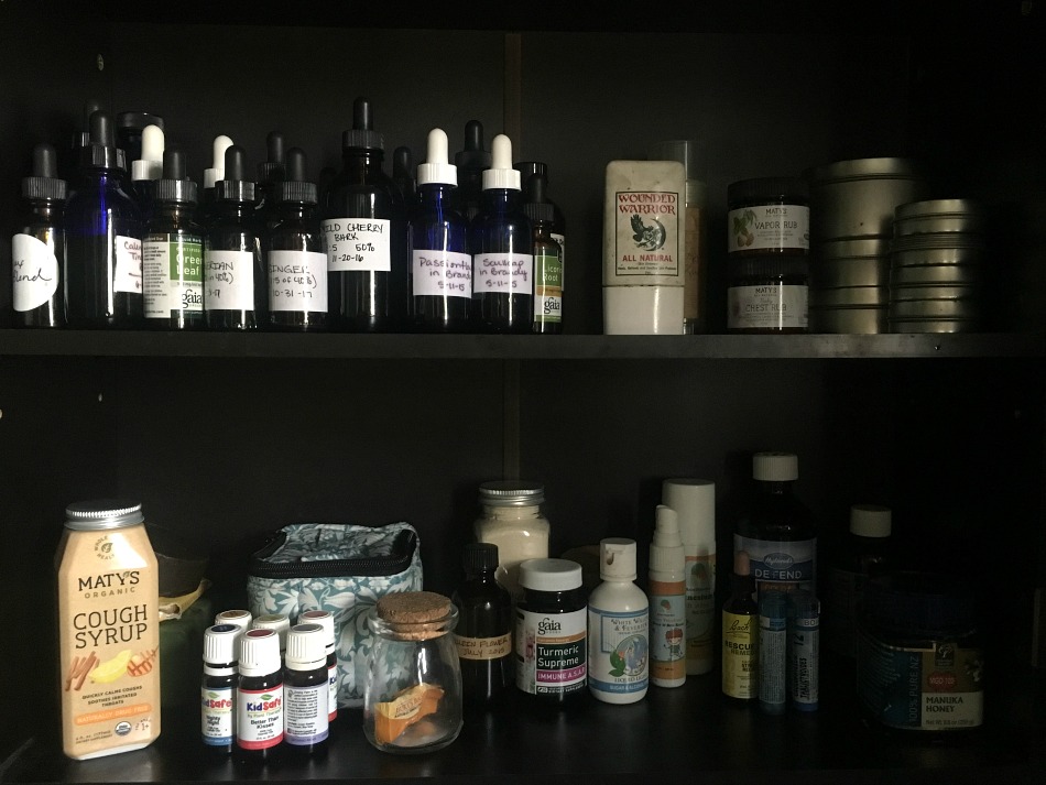 A Sneak Peek Inside My Natural Medicine Cabinet | Growing Up Herbal | Come see what natural remedies I keep stocked in my home for first aid situations and other everyday ailments.