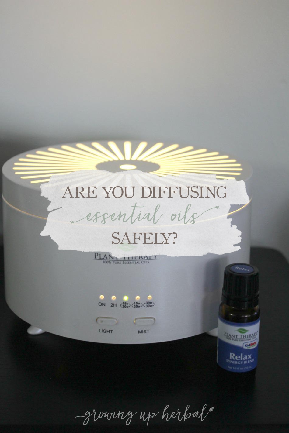 Are You Diffusing Essential Oils Safely? | Growing Up Herbal | Diffusing essential oils is one of the most effective ways to use essential oils, but are you doing it safely? Learn more in this post!