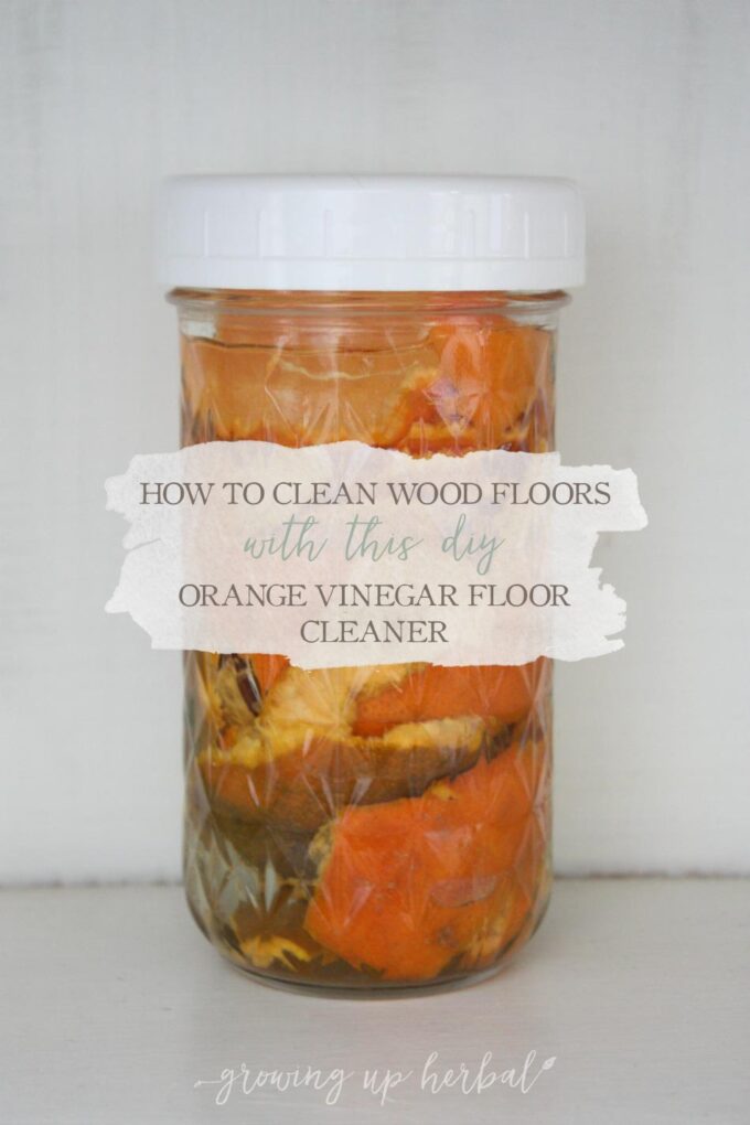 How To Make A Natural Cleaner For Your Floors | Growing Up Herbal | Looking for a natural way to clean your floors? Try this easy natural floor cleaner and see what you think!