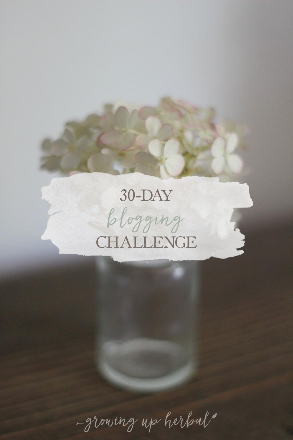 30-Day Blogging Challenge | Growing Up Herbal | I'm doing a 30-day blogging challenge to push myself to write and share more. I hope you'll follow along!