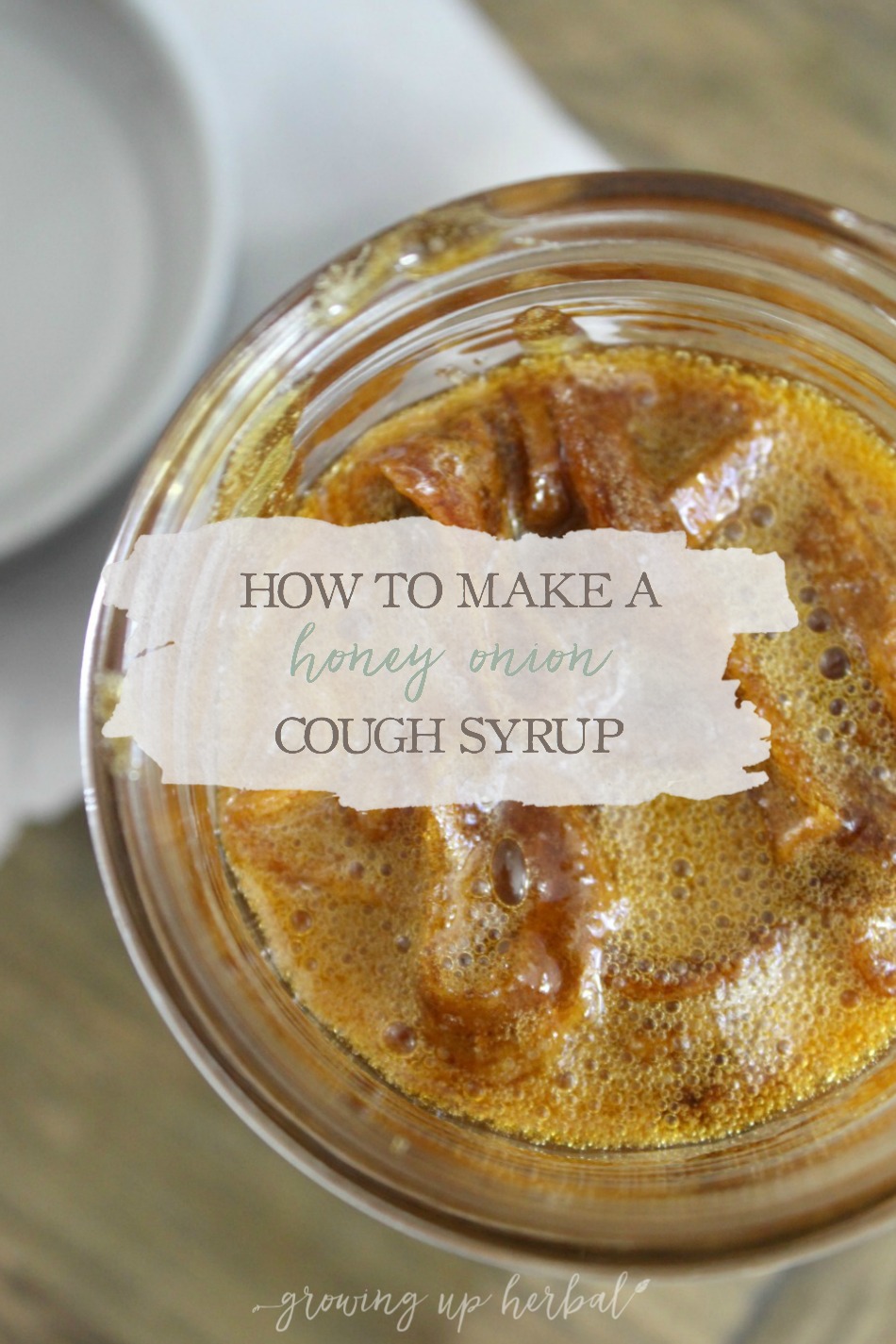 How to Make a Simple Honey Onion Cough Syrup | Growing Up Herbal | Cold and flu season will be here before you know it. Try this easy honey onion cough syrup for some quick support!