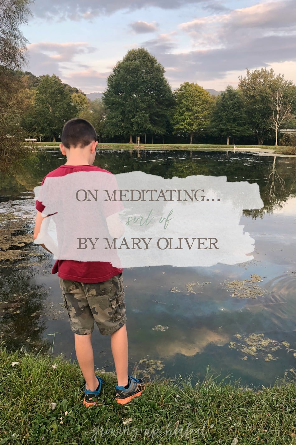 On Meditating… Sort of by Mary Oliver | Growing Up Herbal | Today I’m sharing one of my favorite Mary Oliver poems.