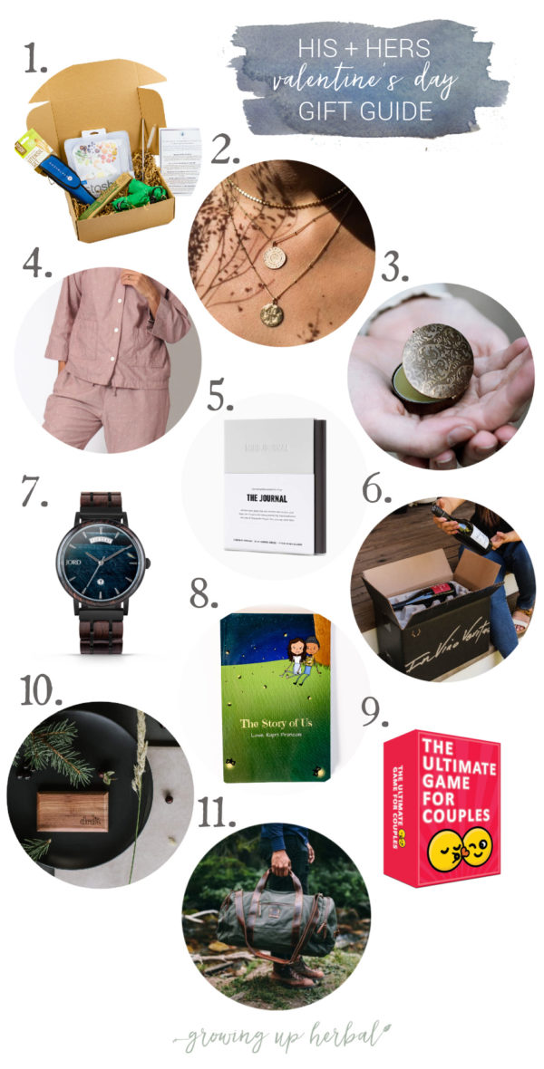 His & Hers Valentine's Day Gift Guide 2021 - Growing Up Herbal