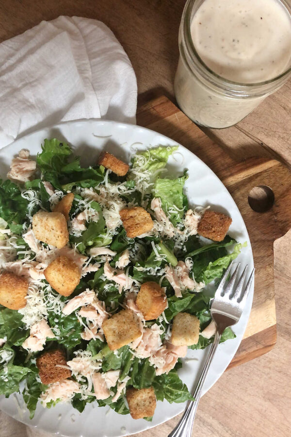 Homemade (AnchovyFree) Caesar Dressing Growing Up Herbal