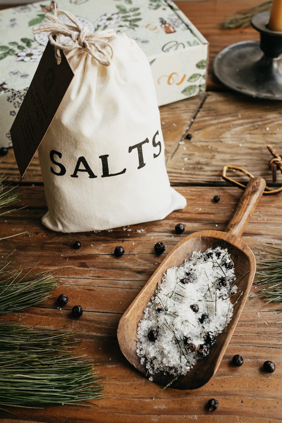 Natural Lifestyle Holiday Gift Guide: Herbal Academy holiday bath salts