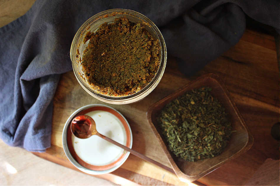 Herbal Vegetable Stock Paste | Growing Up Herbal | Looking for a shortcut to making a mineral-rich vegetable broth? If so, this simple herbal vegetable stock paste is just the thing for you!
