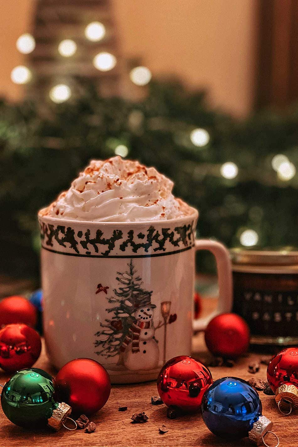 Herbal Adaptogen Vanilla Hot Cocoa | Growing Up Herbal | Herbal adaptogens and classic vanilla and chocolate flavors star in this seasonal, stress-supporting vanilla hot cocoa recipe!