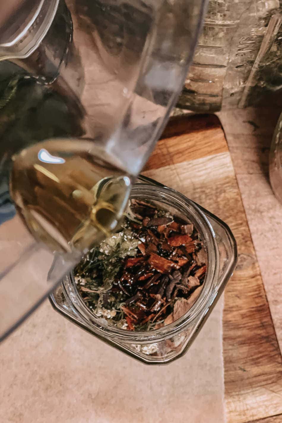 Winter Wound Pine Resin Salve | Growing Up Herbal | Learn how to harvest pine resin from a tree and use it to make a botanically infused antimicrobial winter wound pine resin salve.