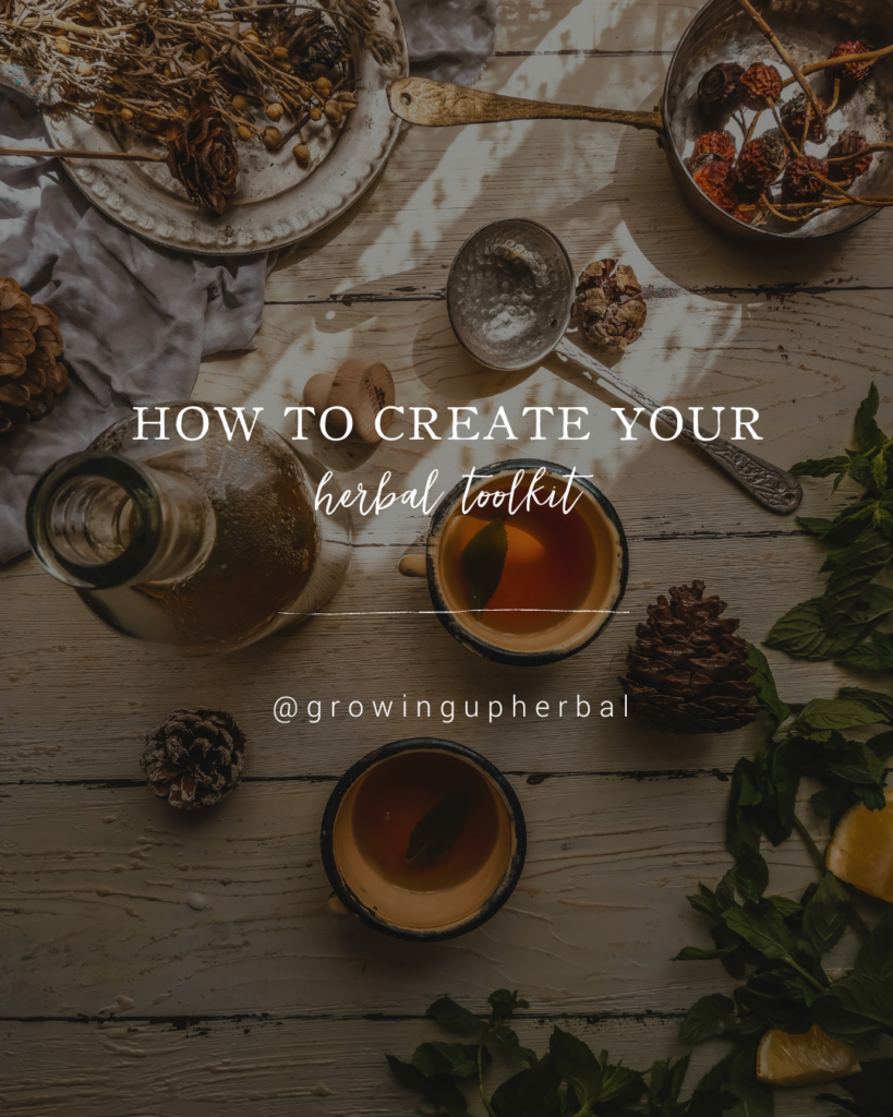 How to Create Your Herbal Toolkit | Growing Up Herbal | Learn how to create your herbal toolkit with essential supplies, versatile herbs, and beginner-friendly recipes. Start your herbal journey today!